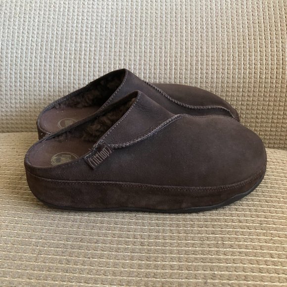 Fitflop Men\'s Brown Suede  Clogs main image 10